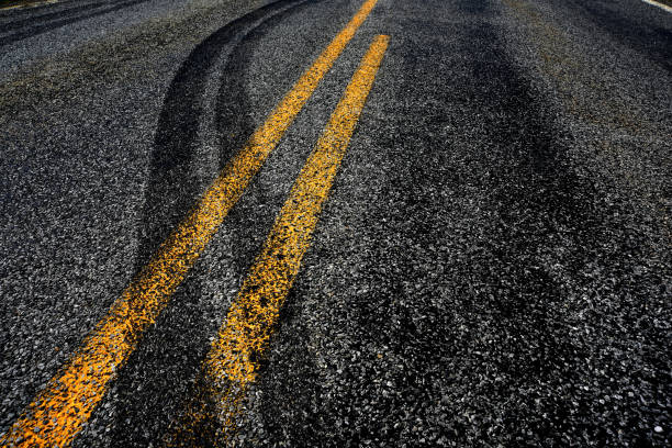 The evidence left after the auto accident.